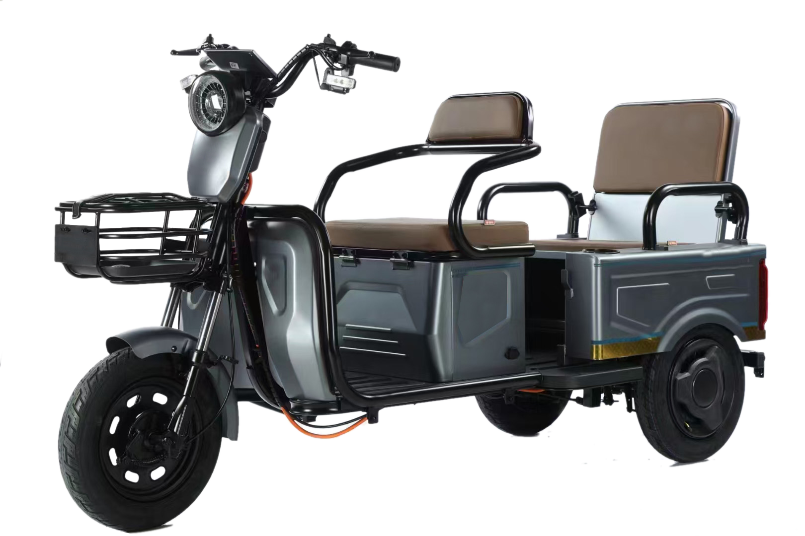Explore Comfort and Convenience with SKYDNG's 2 Passenger Leisure Electric Tricycle